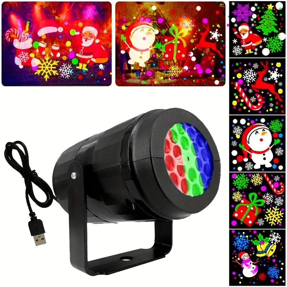 Snowflake Christmas Projector Light: How to Use One at Home