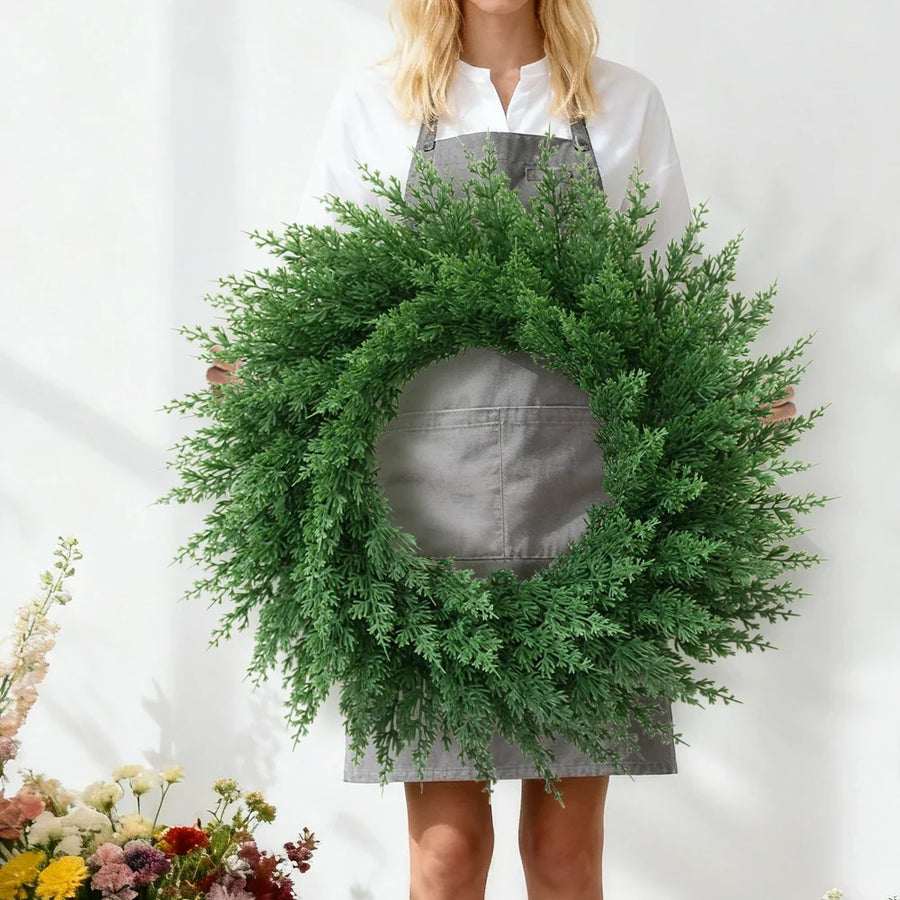 Cedar Christmas Wreath: How to Choose and Hang One