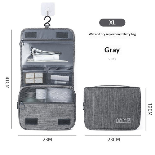Foldable Hanging Toiletry Bag – Travel Wash Organiser