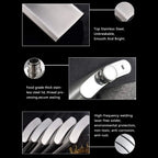 Stainless Steel Pocket Hip Flask with Funnel - Multiple sizes available