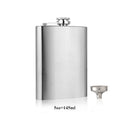 Stainless Steel Pocket Hip Flask with Funnel - Multiple sizes available