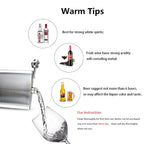 Stainless Steel Pocket Hip Flask with Funnel - Multiple sizes available