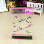 Liquid Motion Hourglass Timer, Oil Drop Desk Ornament - Resin