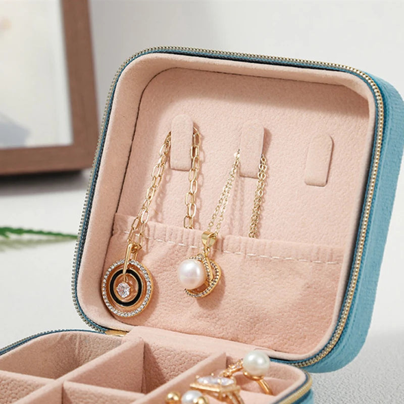 Velvet Travel Jewellery Box - for Women