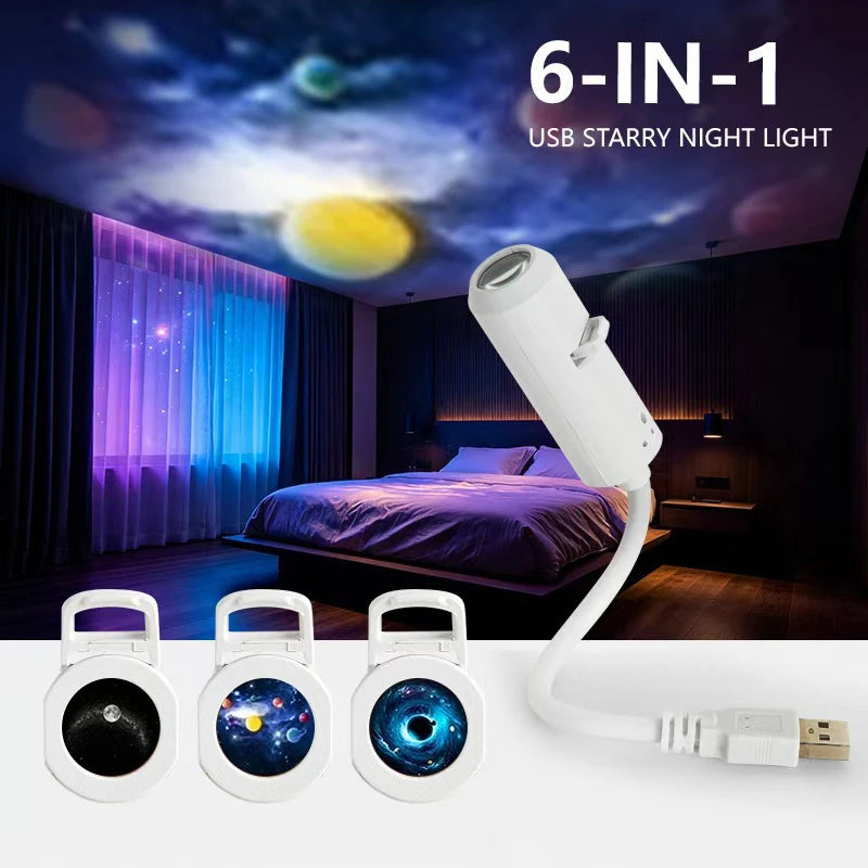 USB Starry Sky Projector Night Light