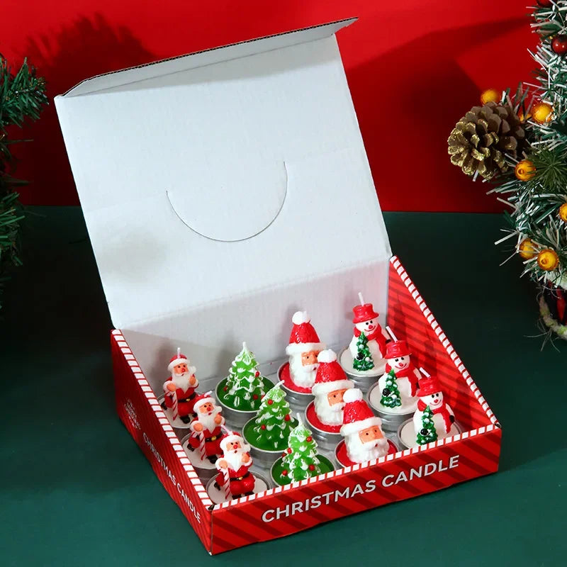 12 Piece Christmas Candle Gift Set
