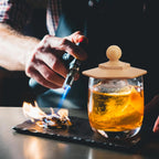 Wooden Cocktail Smoker Kit for Whisky - Wood