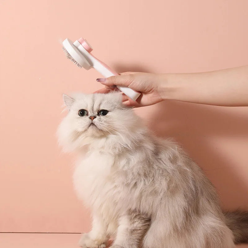Self-Cleaning Slicker Brush, Retractable Bristles