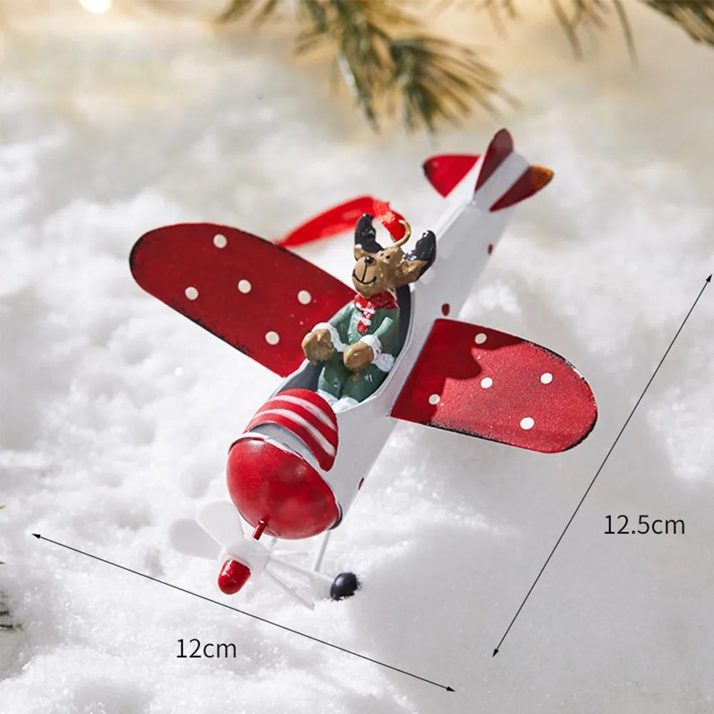 Retro Iron Christmas Hanging Decoration - Art