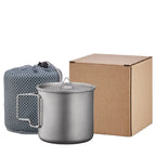 Titanium Camping Mug with Folding Handle - 220 ml to 750 ml - Other Base Metals