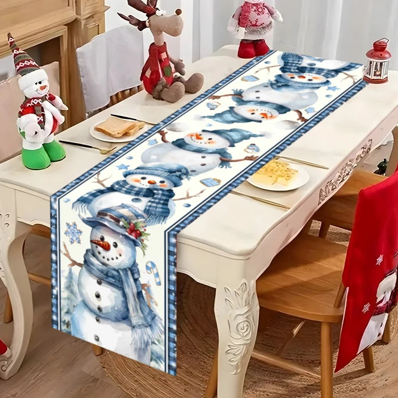 Santa Claus Christmas Table Runner