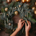 Acrylic Icicle Christmas Tree Ornaments