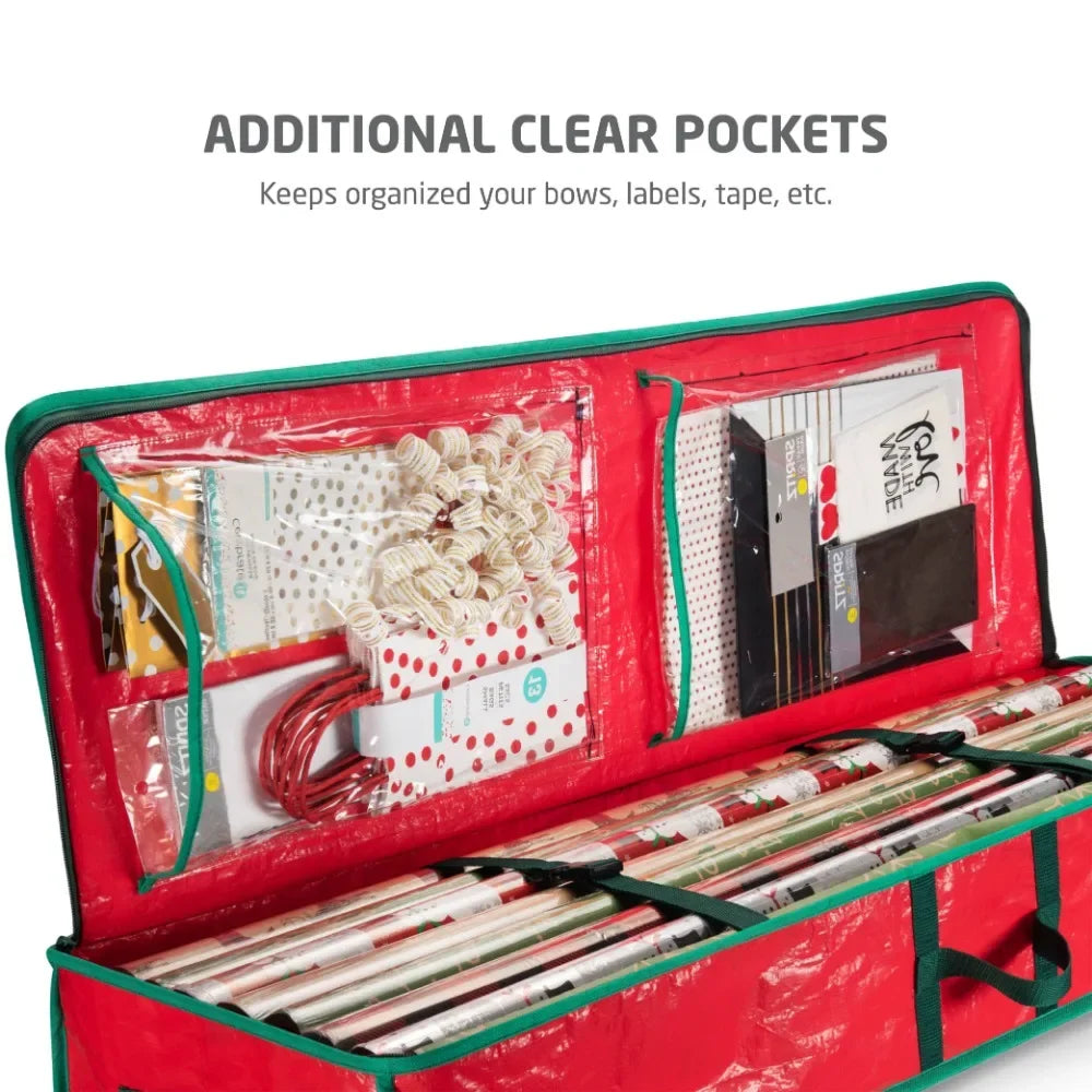 Wrapping Paper Storage Bag, Fits 20+ Rolls