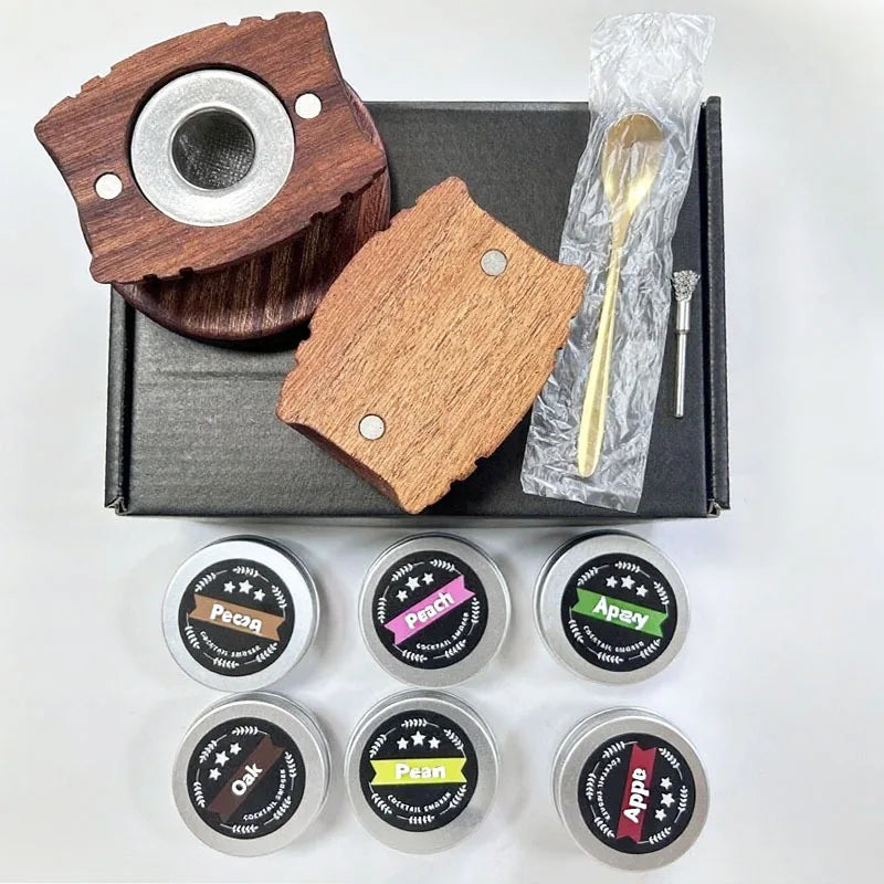 Whiskey Cocktail Smoker Kit with Wood Chips