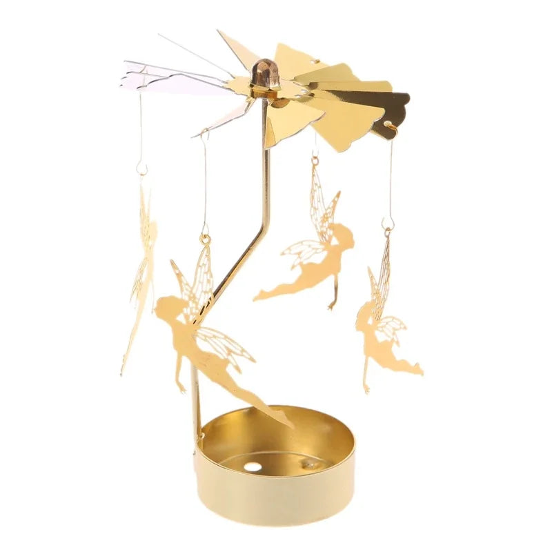 Christmas Rotating Tealight Candle Holder