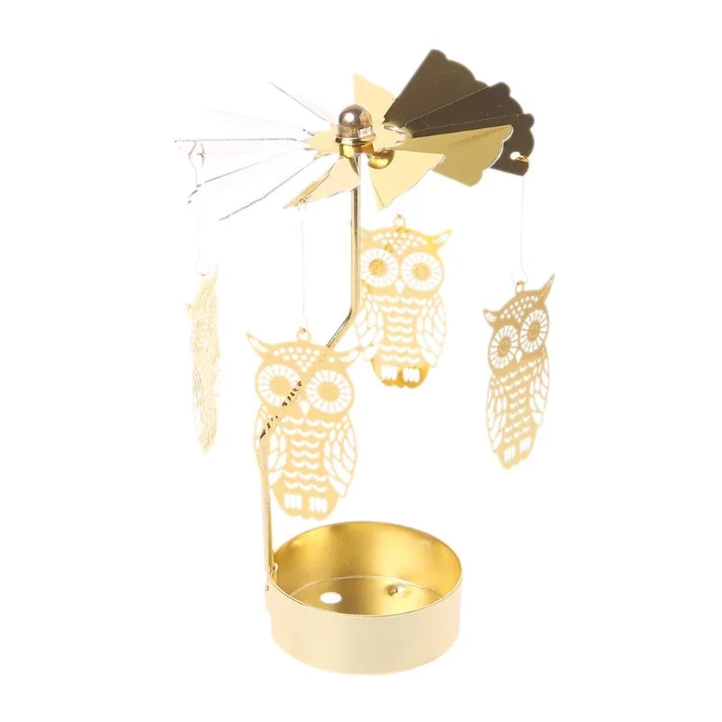 Christmas Rotating Tealight Candle Holder