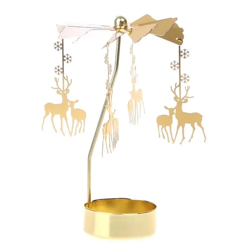 Christmas Rotating Tealight Candle Holder