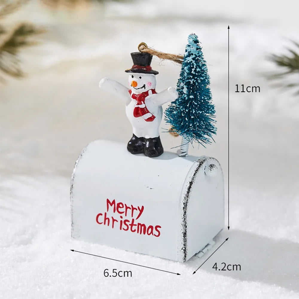 Retro Iron Christmas Hanging Decoration - Art