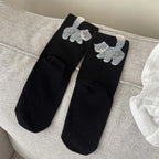 Cat Face Novelty Socks, 3 Pairs - Polyester