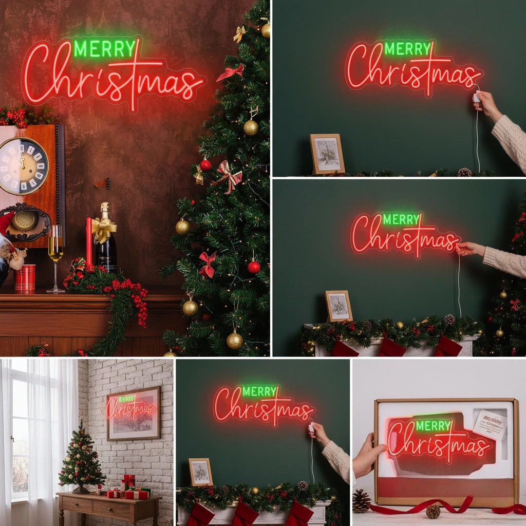 Merry Christmas LED Neon Sign