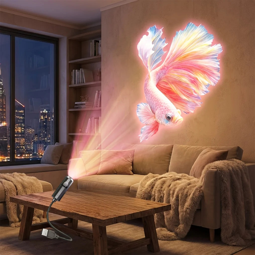Ocean Projector USB Night Light - ABS