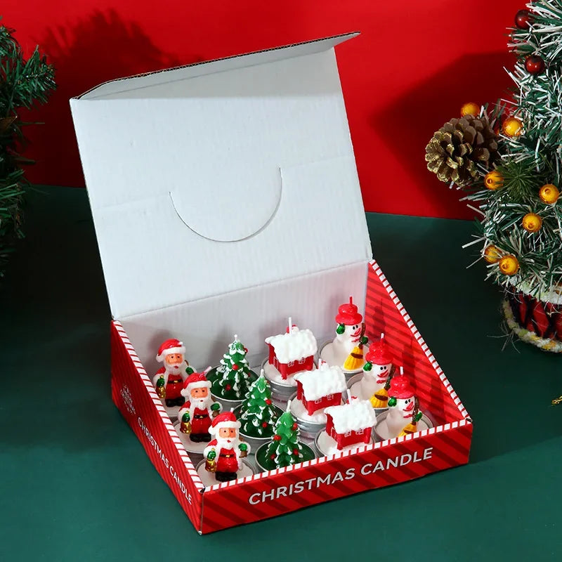 12 Piece Christmas Candle Gift Set