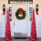 Foldable Spiral Tinsel Christmas Tree