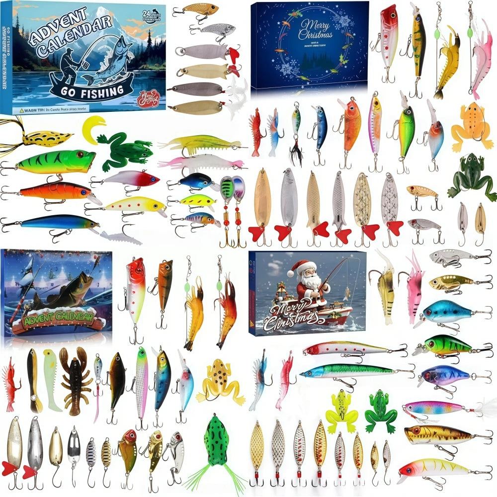 Fishing Lure Advent Calendar Gift Box