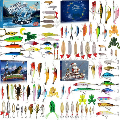 Fishing Lure Advent Calendar Gift Box