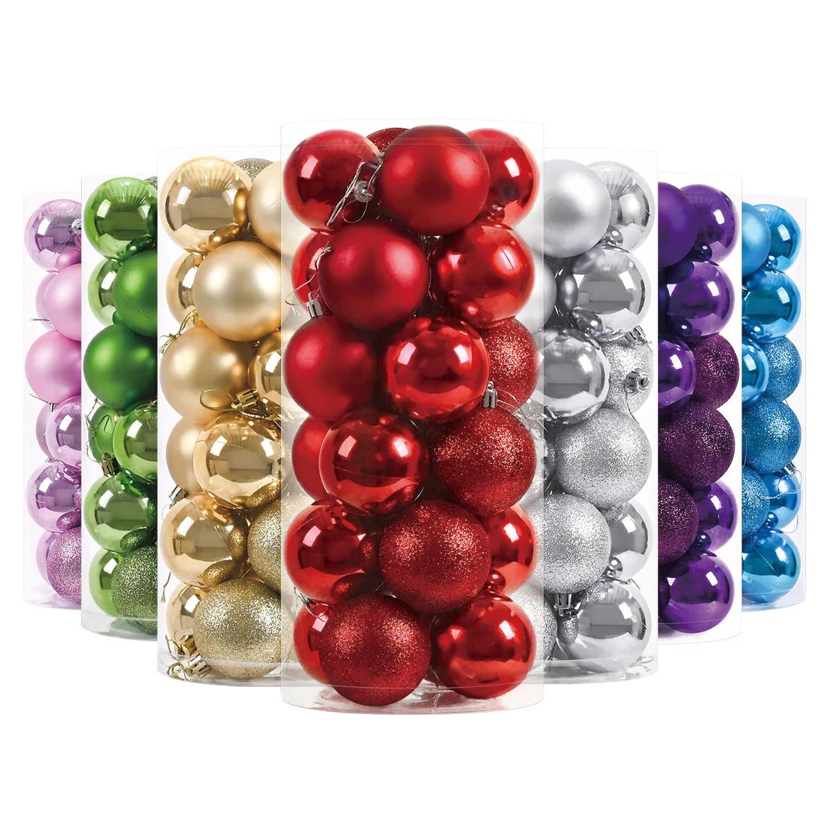24-Piece Shatterproof Christmas Bauble Set