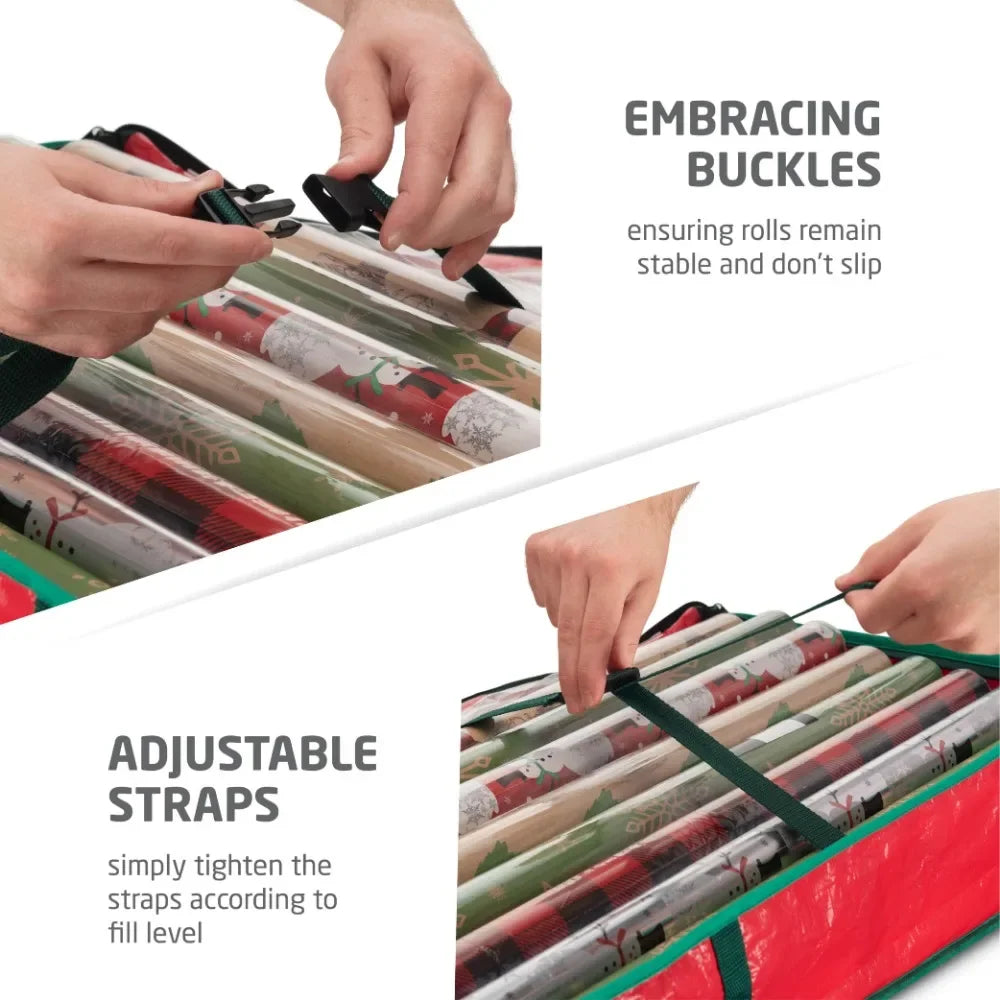 Wrapping Paper Storage Bag, Fits 20+ Rolls