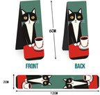 Cat Magnetic Bookmarks, Set of 5 - Material