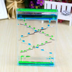 Liquid Motion Hourglass Timer, Oil Drop Desk Ornament - Resin