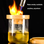 Wooden Cocktail Smoker Kit for Whisky - Wood
