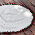 Flower Bouquet Knitted Throw Blanket - 100% Acrylic
