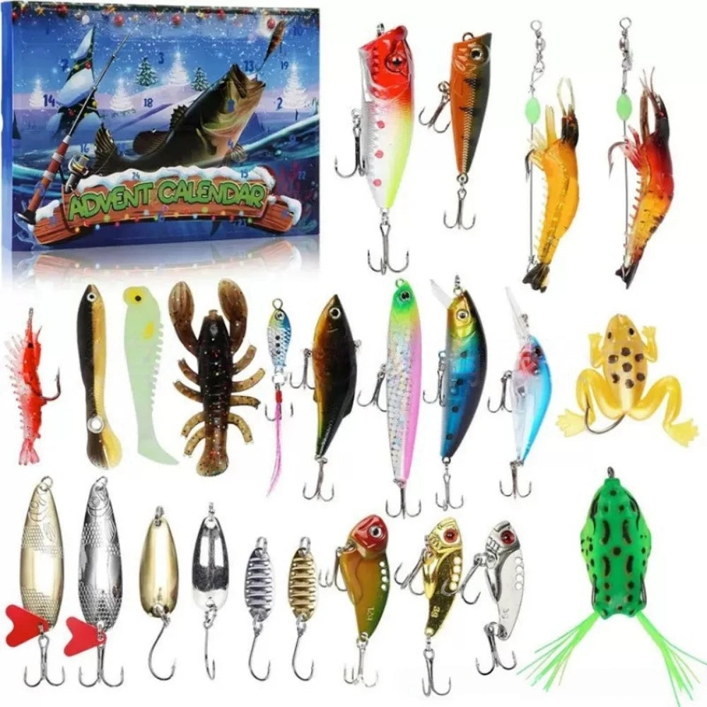 Fishing Lure Advent Calendar Gift Box