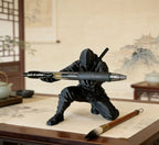 Miniature Ninja Pen Holder Desk Ornament