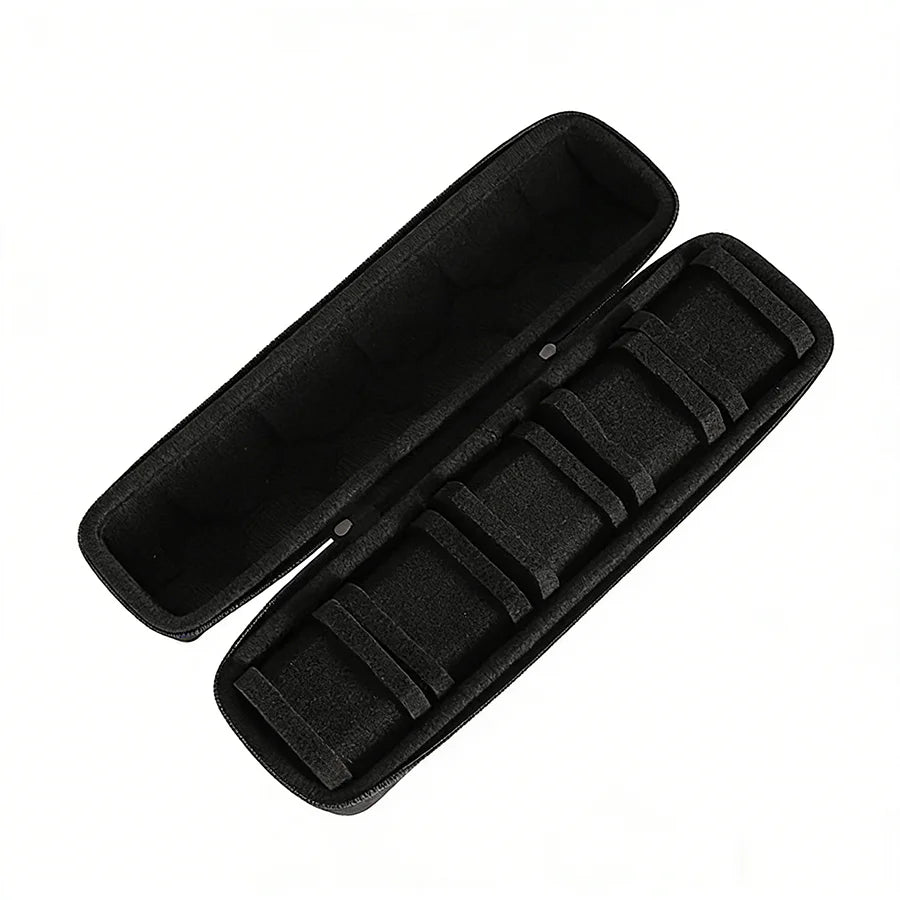 5 Slot Watch Box, Portable Watch Travel Case - Mixed Materials
