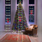 Santa Climbing Ladder Christmas LED Light