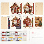 Pearl Art Christmas House Ornament Kit