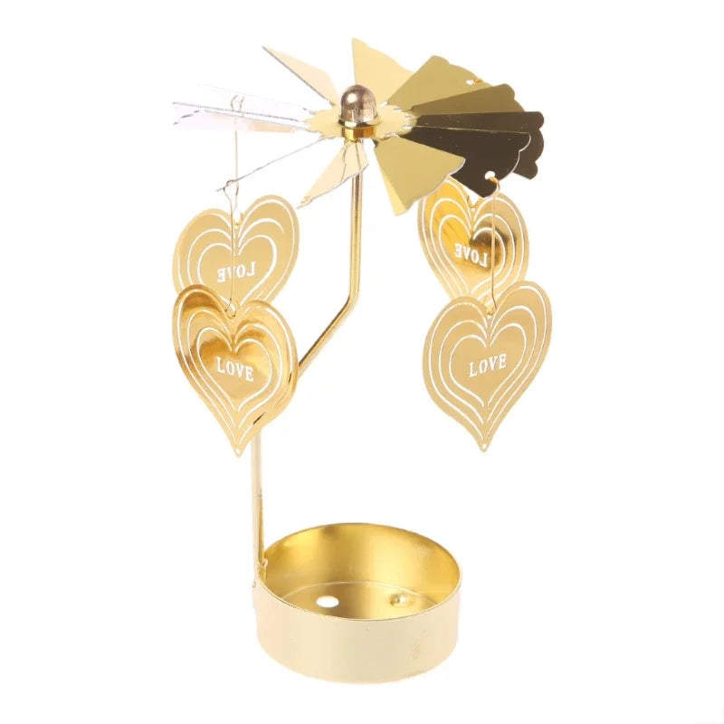 Christmas Rotating Tealight Candle Holder
