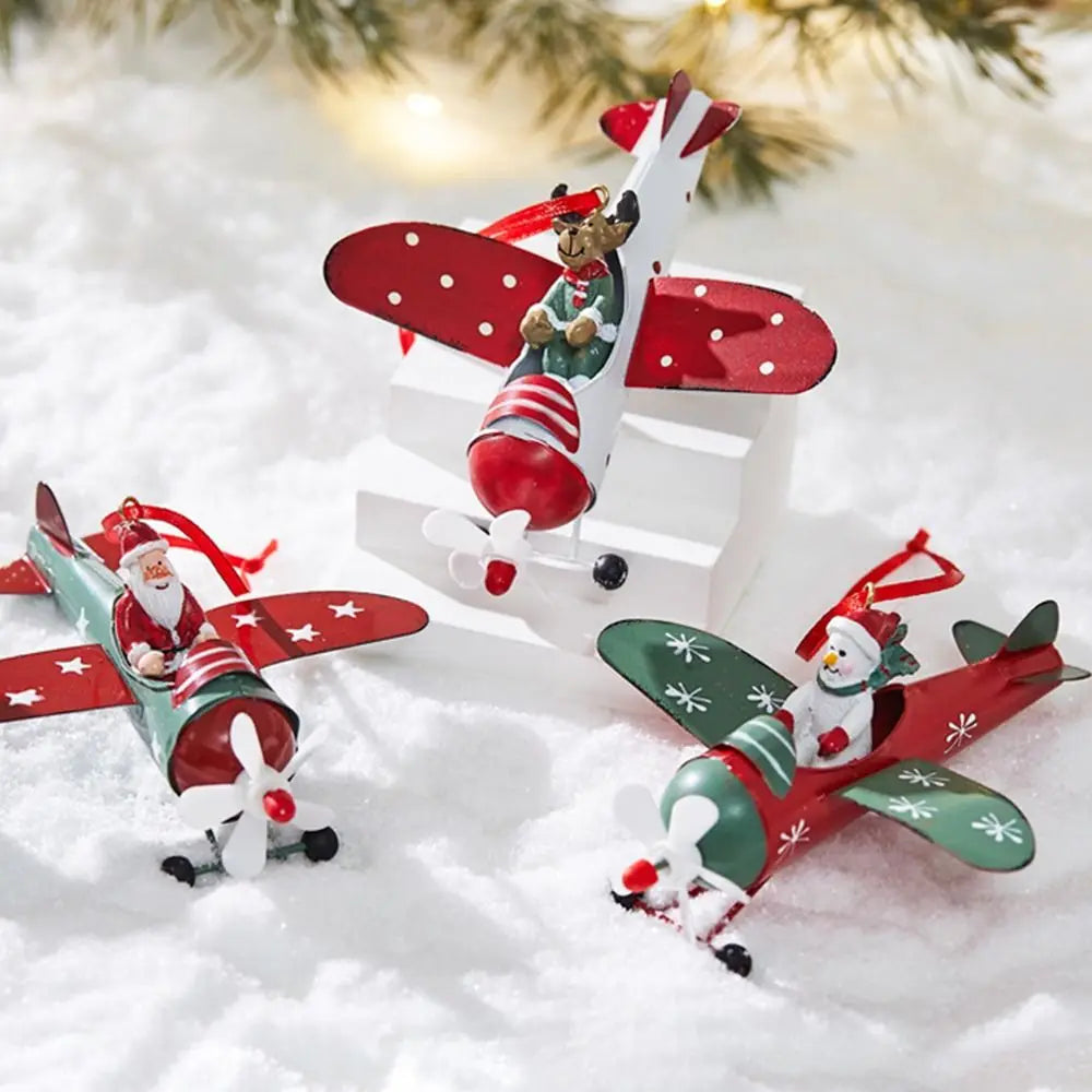 Retro Iron Christmas Hanging Decoration - Art