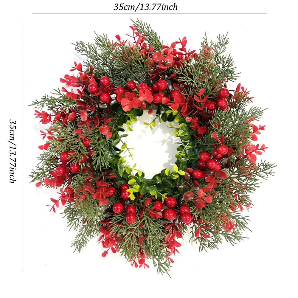 Faux Berry Christmas Wreath