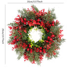 Faux Berry Christmas Wreath