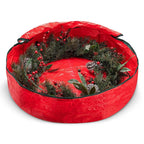 Round Christmas Wreath Storage Bag - Large
