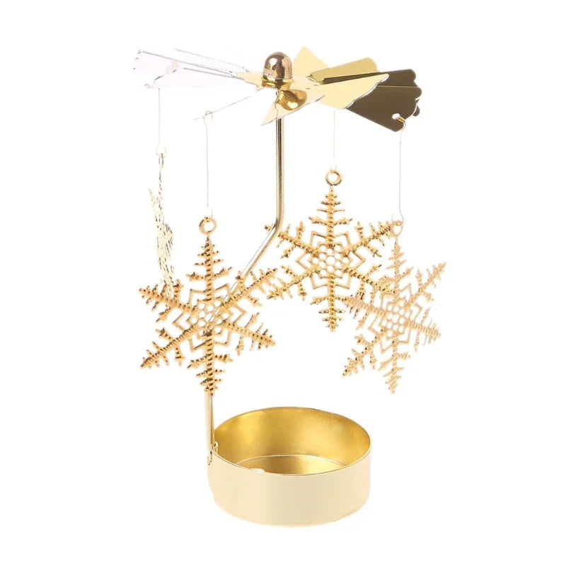 Christmas Rotating Tealight Candle Holder