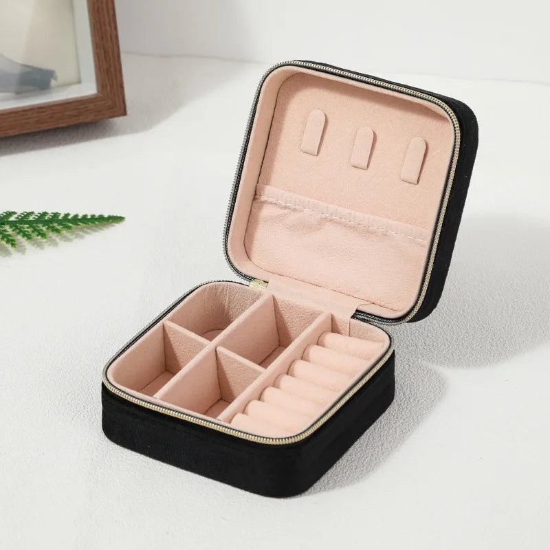 Velvet Travel Jewellery Box - for Women