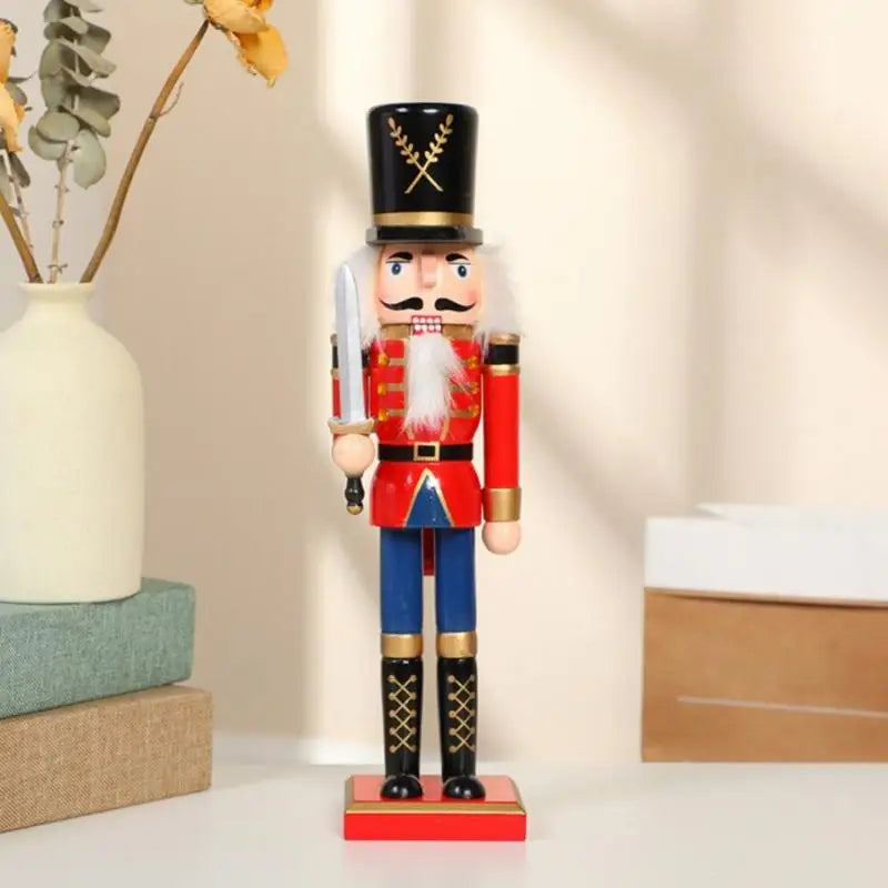 Wooden Nutcracker Christmas Ornament, 30cm - Wood