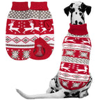 Knitted Reindeer Christmas Dog Jumper
