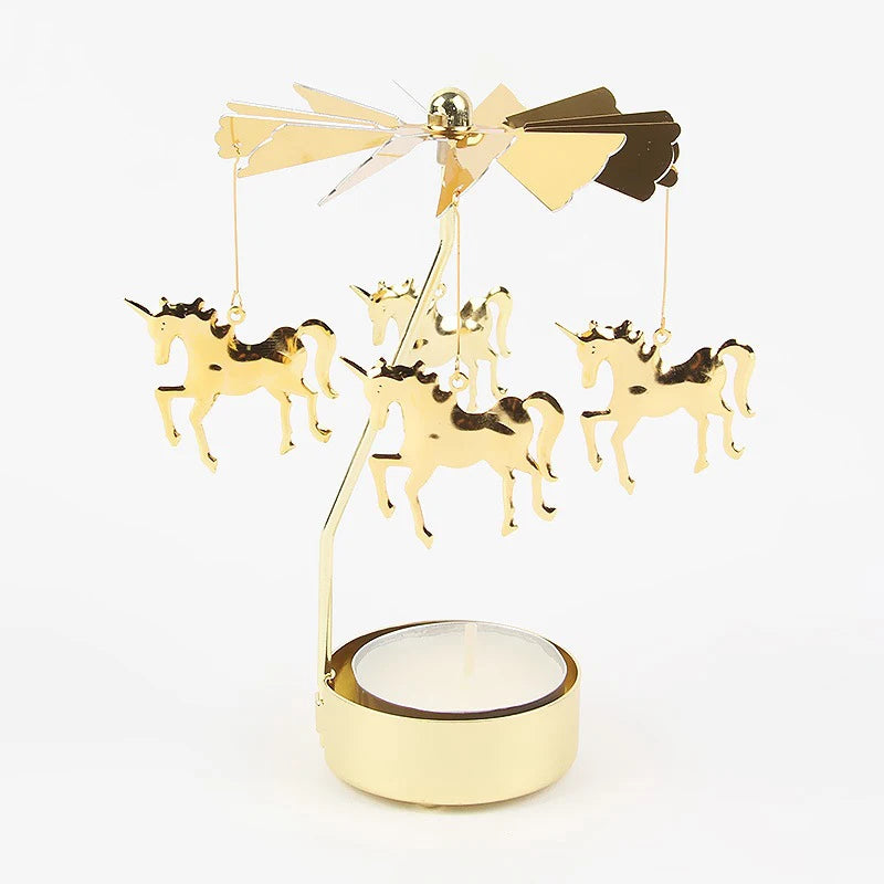 Christmas Rotating Tealight Candle Holder